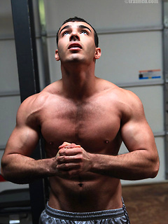 Hot muscled boy Otto shows his rod by Frat Men by Frat Men image #7