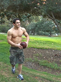 Hot stud Donovan jacking off
