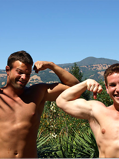 Dylan McLovin  and Ricky M wanking and kissing cocks by Nextdoor Buddies by Nextdoor Buddies image #15