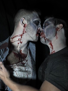 When Eric Pryor gets involved in a Halloween orgy with Caleb Strong, Derek Atlas and Paul Wagner