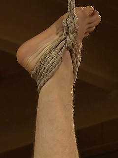 18 year old slave boy endures the most intense ball stretching on BG. by Bound Gods by Bound Gods image #5