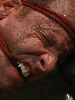 All Slicked Up Josh West ties Derek Pain to his motorcycle and machine fucks him. by Bound Gods by Bound Gods image #8