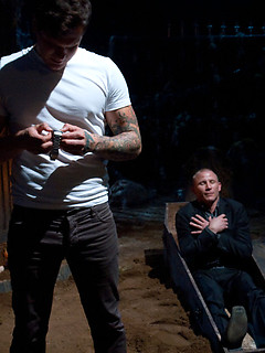 Brenn Wyson buries Parker London\\\'s head in dirt and fucks him on Halloween night. by Bound Gods by Bound Gods image #2