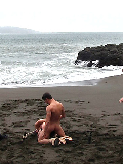 Amateur video of Micah Andrews being used and abused on a public beach. by Bound in Public by Bound in Public image #7