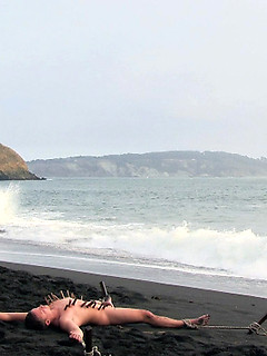 Amateur video of Micah Andrews being used and abused on a public beach. by Bound in Public by Bound in Public image #11