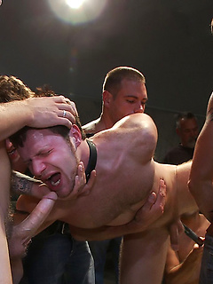 Brian Bonds gets caught in a piss and cum fest. by Bound in Public by Bound in Public image #10