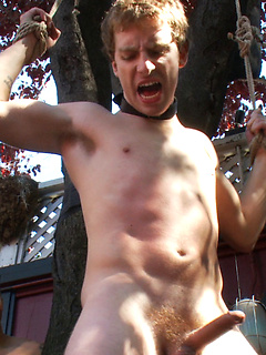 Sebastian Keys gets his ass stretched and pissed on in a public bar. by Bound in Public by Bound in Public image #9