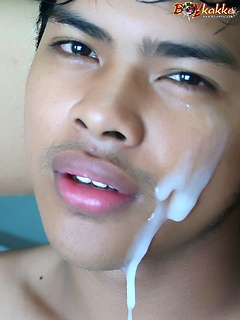 16 photos of hot Thai hunks in a cum shower