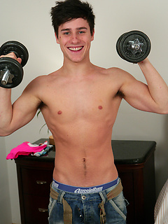 Young Personal Trainer Joel Shaw & His Amazingly Rock Hard Uncut Cock by English Lads by English Lads image #5