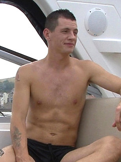 No stranger to getting naked in front of guys, he happily pulls out his soft dick from the side of his tiny swimming trunks and gets by BlakeMason by BlakeMason image #1