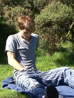 As the sun beat down and shimmered through his soft, downy body hair his cock began to grow hard and stiff. by BlakeMason by BlakeMason image #1
