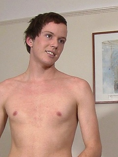 Alex from New Zealand strokes his cock