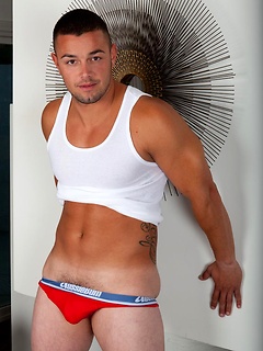 Mark Cannon runs his hands over every inch of his smooth muscle jock body then gives an incredible POV cumshot that\\\'s not to be missed. by Randy Blue by Randy Blue image #7