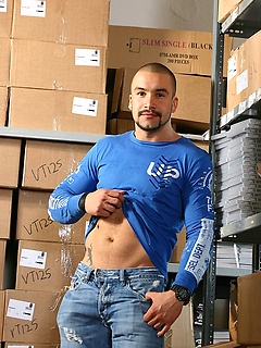 Juan plays with his fat uncut cock by UKNakedmen by UKNakedmen image #2