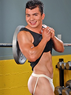 Muscle stud Mario Romo jacking off dick by Nextdoor Male by Nextdoor Male image #14