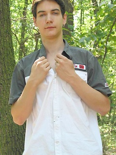 Cute czech twink posing nakerd outdoors by Czech Boys by Czech Boys image #1