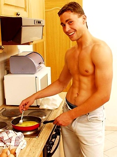 Muscled twink shows his uncut fat cock by Czech Boys by Czech Boys image #6