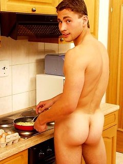 Muscled twink shows his uncut fat cock by Czech Boys by Czech Boys image #9