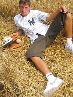 Cute jock shows his sexy ripped body outdoors by Czech Boys by Czech Boys image #1