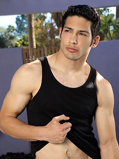 Robby Vega has such a handsome face and a beautiful college jock body with patches of lush dark hair in all the right places. by Randy Blue by Randy Blue image #4