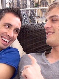 Hot young studs Ludovic Canot and Florian Nemec fuck