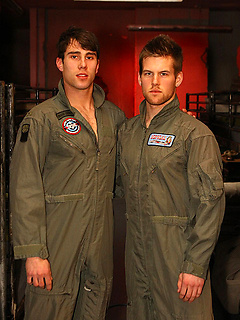 Two pilots jacking off by UKNakedmen by UKNakedmen image #2