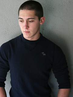 Cute muscled jock Ray naked