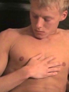 Calvin strokes his dick in a bed by Frat Men by Frat Men image #4