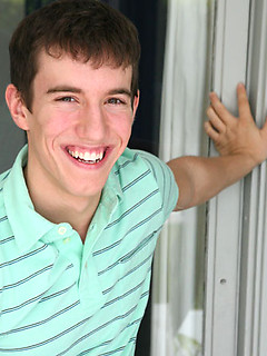 Cute muscle twink Michael plays with cock by Frat Men by Frat Men image #1