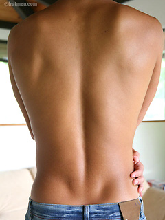 Hot college jock Kalani shows his boner by Frat Men by Frat Men image #4