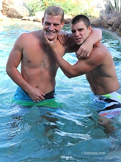 Griff and Abe jacking off by Frat Men by Frat Men image #6