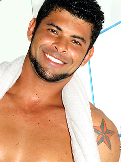 Hot latino muscle stud posing naked by LucasKazan by LucasKazan image #14