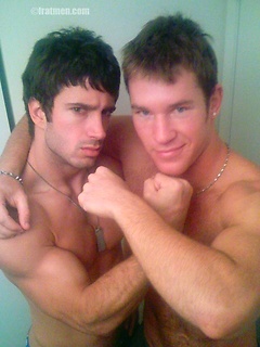 Nice collge dude posing by Frat Men by Frat Men image #3