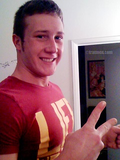 Nice collge dude posing by Frat Men by Frat Men image #7