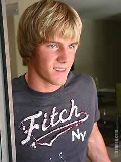 Blond jock Trey posing by Frat Men by Frat Men image #2