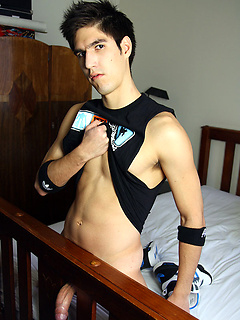 My horny mate Robbie Price fucks himself with my rubber toys by Bentley Race by Bentley Race image #6