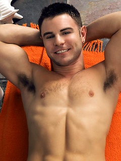 Nick Sterling's daily gym visits have given him such a hot muscled gym jock body that looks incredible as he's working his nice big cock. by Randy Blue by Randy Blue image #7