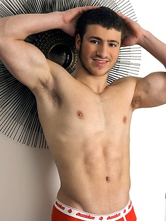 Vinny Dias has an incredible muscular body, is absolutely adorable, and jerks his rock hard cock like nobody else. by Randy Blue by Randy Blue image #5