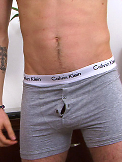 Straight Boxing Pro and PT Reece Shows off His Lean Body and Big Uncut Cock! by English Lads by English Lads image #6