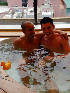 Marco and Clint having sex on a bed by Bentley Race by Bentley Race image #7