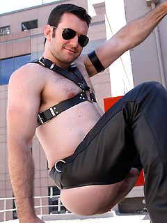 Hunk Josh Harris posing by Bentley Race by Bentley Race image #11