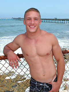 Cute college boy Chris stripping and showing his hot muscle body by SeanCody by SeanCody image #5
