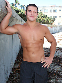 Young bodybuilder Rick jerking off dick by SeanCody by SeanCody image #10