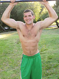 Hot stud Thomas workout outdoors and shows his cock by SeanCody by SeanCody image #5
