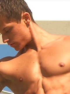 Two young athletes Milo and Ennio posing outdoors and have sex by BelAmi Online by BelAmi Online image #4