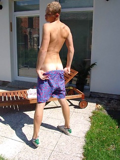 Cute czech boy posing naked outdoors by Czech Boys by Czech Boys image #7