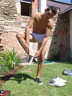 Hot czech boy jerking off dick by Czech Boys by Czech Boys image #5