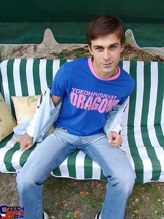 Straight twink outdoors by Czech Boys by Czech Boys image #2