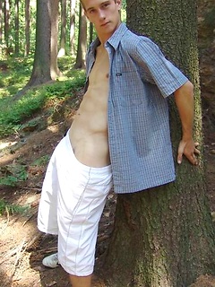 Blond czech twink posing naked outdoors by Czech Boys by Czech Boys image #3