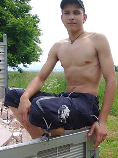 Cute euro jock outdoors by Czech Boys by Czech Boys image #3